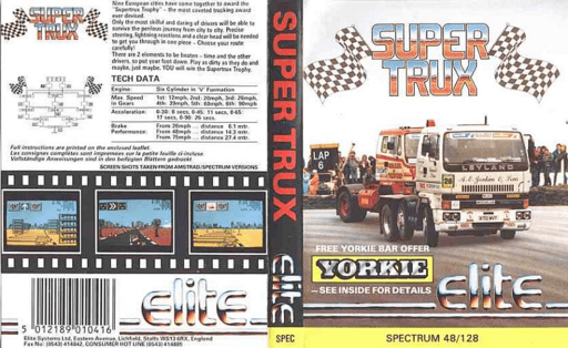 Super Trux box art for ZX Spectrum